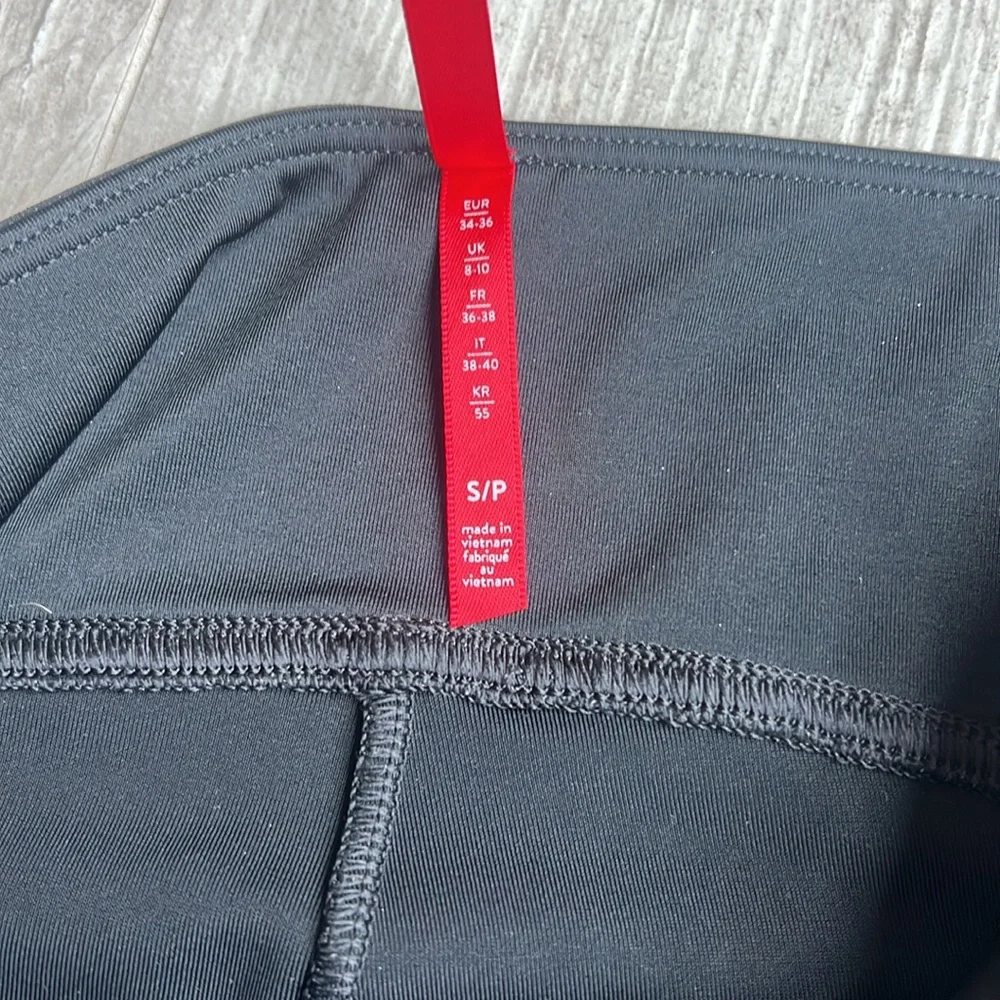 SPANX Faux Leather Leggings‎ Women’s Size S Small Black